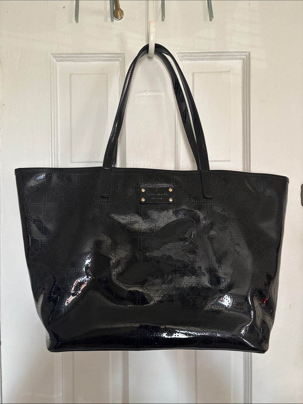 kate spade Black Patent Leather Tote